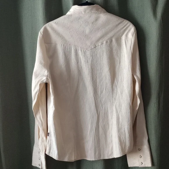 Cowgirl Up brocade size L western shirt - Picture 9 of 12